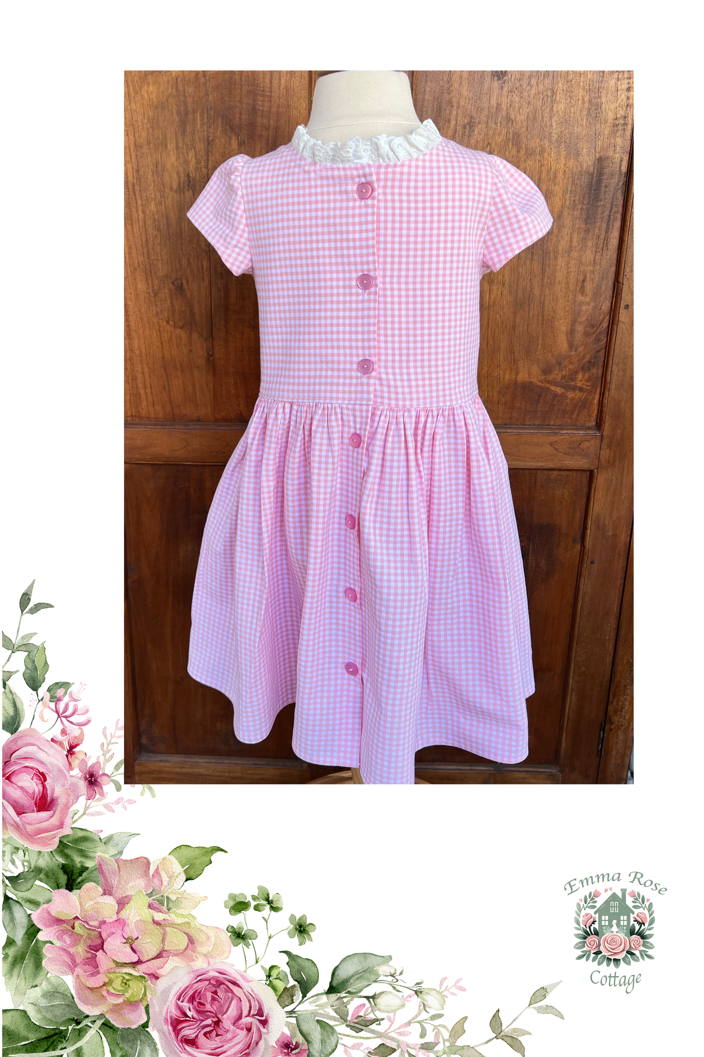 Pretty in Pink Size 6 - Pinafore & Dress - Free Shipping