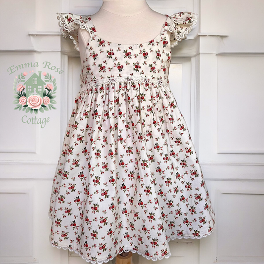 Garden Whispers size 3T, Baby Roses & Lace - Free Shipping
